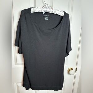 Rachel Zoe Charcoal Short Sleeve Top
